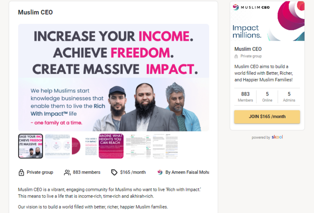 muslim CEO Skool community